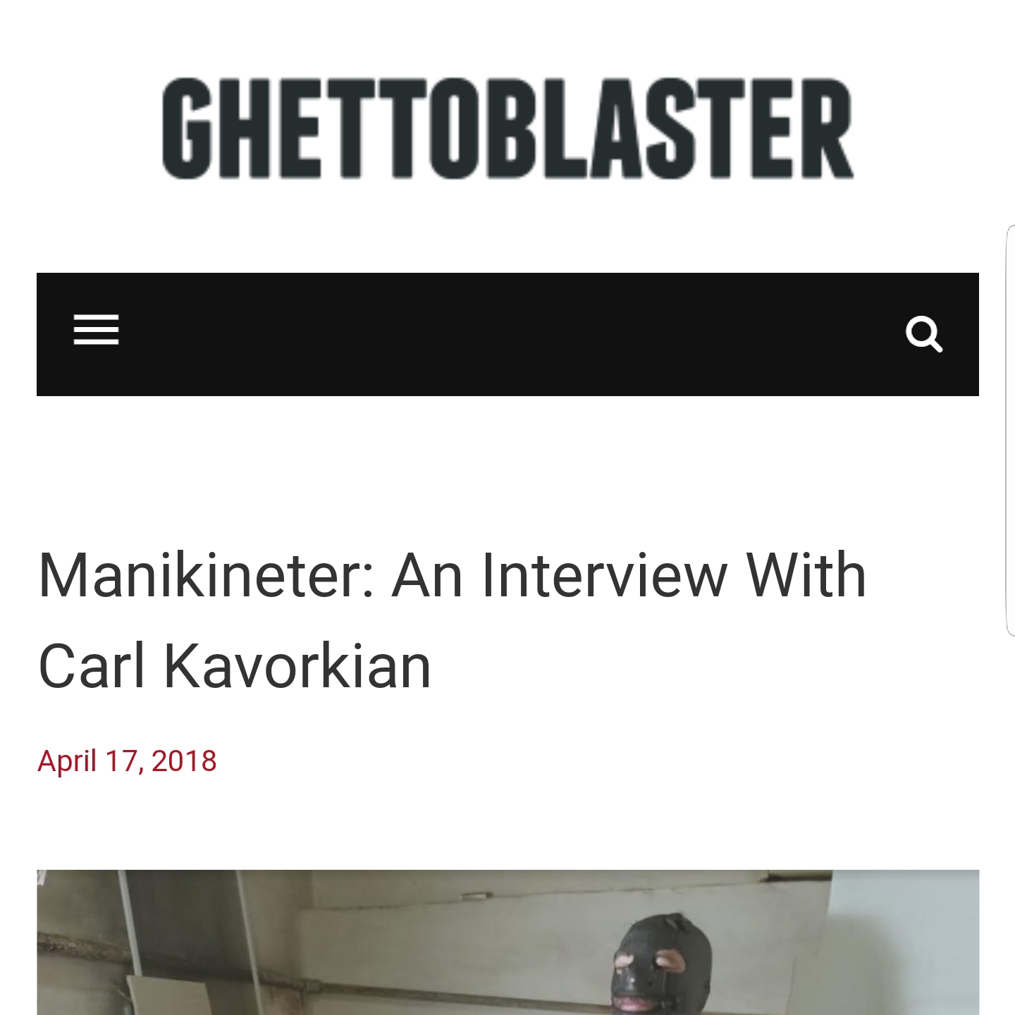 Interview: Manikineter