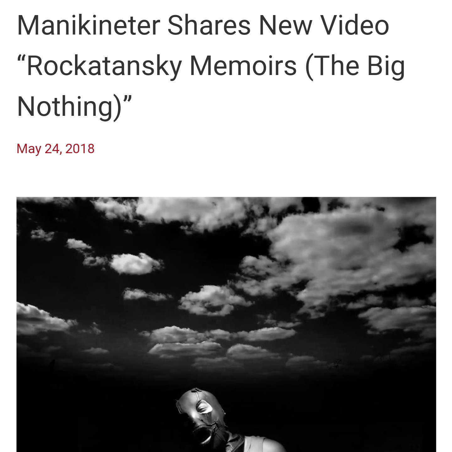 Video Drop: Rockatansky Memoirs